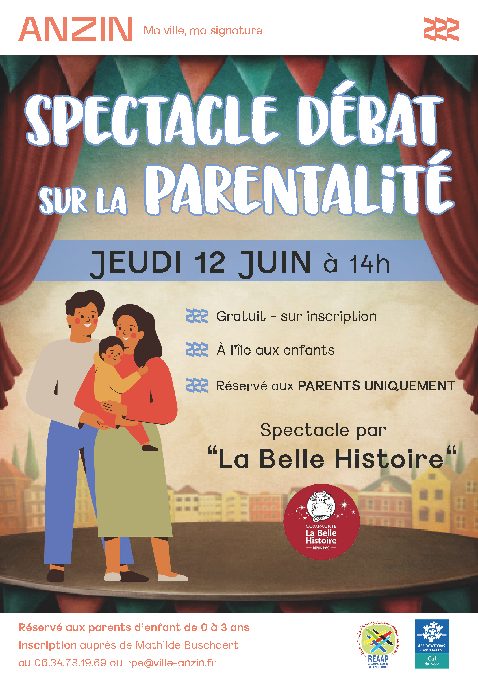 Spectacle débat sur la parentalité